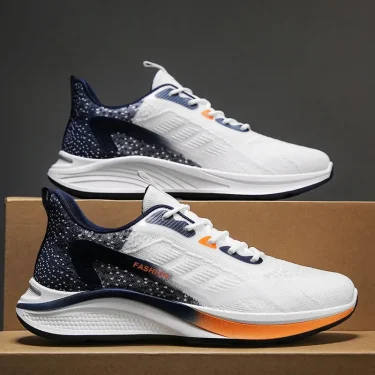 Fashion Men Sneakers Mesh Casual Shoes Lac-up Men Shoes Lightweight Vulcanize Shoes Walking Sneakers Zapatillas Hombre 4