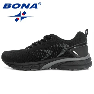 BONA New Arrival Outdoor Walking Comfortable Sneakers Lace Up Athletic Shoes For Men Popular Style Men Running Shoes 3