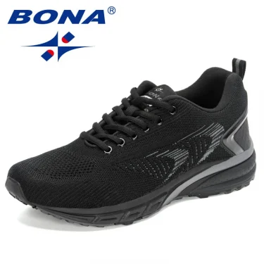 BONA New Arrival Outdoor Walking Comfortable Sneakers Lace Up Athletic Shoes For Men Popular Style Men Running Shoes 1