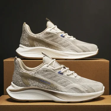 Fashion Men Sneakers Mesh Casual Shoes Lac-up Men Shoes Lightweight Vulcanize Shoes Walking Sneakers Zapatillas Hombre 2