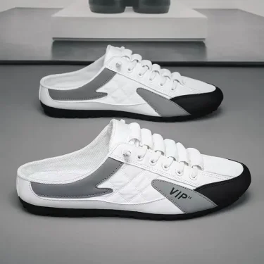 Classic Half Slipper Low Flats Shoes for Men Concise Men's Sneakers Spring Fall Male Casual Shoes Breathable Tenis Para Hombre 2