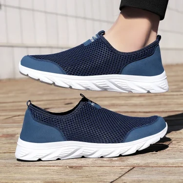 New Summer Men's Shoes Outdoor Casual Sneakers Lightweight Breathable Mens Loafers Slip-on New Men Shoes Zapatos Hombre 5