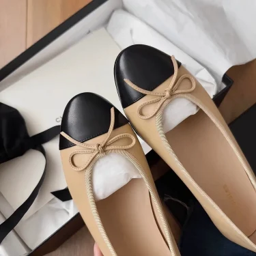 Shallow Mouth Bow-Knot Shoes Woman Flats Round Toe Casual Female Sneakers Low Heels Butterfly Dress Wedding New Summer Solid Lei 4