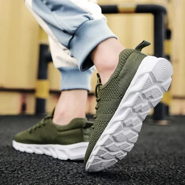 Men Casual Sports Shoes Air Mesh Lightweight Sneakers Anti-slip and wear-resistant Flat Walking Shoe Athletic Jogging Size 36 6