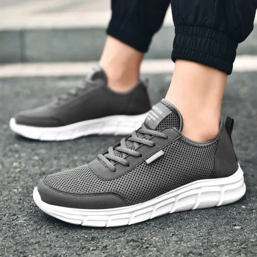 New Mesh Men Shoes Lac-up Casual Shoes Men Sneakers Breathable Lightweight Footwear Comfortable Sport Trainers Zapatillas Hombre 4