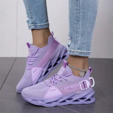 Fashion Purple Womens Casual Sneakers Lightweight Outdoor Walking Shoes Women Breathable Running Sneakers Unisex Men Sport Shoes 1