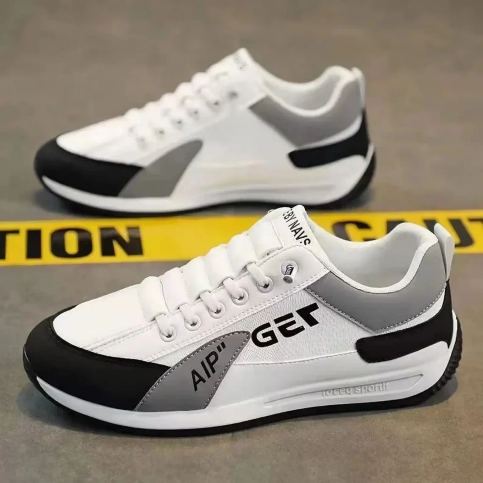 New Men's Casual Sneakers Autumn Lazy Person One Step Running Sports Shoes Men's Work Shoes Trendy 3
