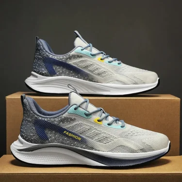 Fashion Men Sneakers Mesh Casual Shoes Lac-up Men Shoes Lightweight Vulcanize Shoes Walking Sneakers Zapatillas Hombre 3