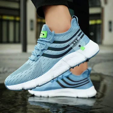 Men's Shoes Outdoor Sports Shoes Sneakers Light Walking Shoes Mesh Breathable Casual Fashion Running Shoes For Women Tenis Shoes 4
