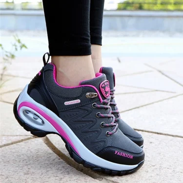 Women Sports Shoes Platform Sneakers Fashion Outdoor Hiking Non-Slip Casual Shoes Low Top Running Shoes Women Footwear 2