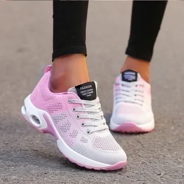 Women Running Shoes Breathable Casual Shoes Outdoor Light Weight White Tenis Sports Shoes Casual Walking Sneakers for Women 5