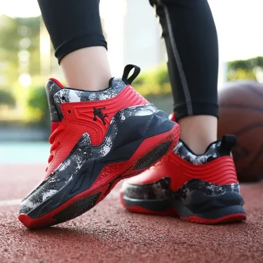 New Boys Brand Basketball Shoes for Kids Sneakers Thick Sole Non-slip Children Sports Shoes Child Boy Training Athletic Shoes 6