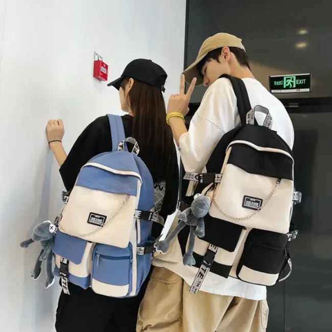 2025 Fashion Schoolbag Female Student Backpack Large Capacity Fashion Boy Backpack Computer Bag Femal School Backpack Travel Bag 2