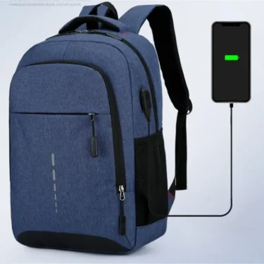 Mens BackPack LargeCapacity Simple Fashion Travel Female Student ComputerBag 1
