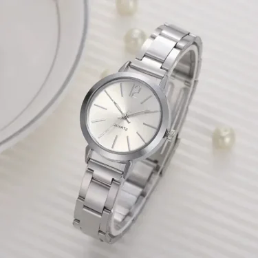 Women Elegant Watch Stainless Steel Casual Fashion Dial Digital Ladies Watches Quartz Wristwatch Reloj Mujer Girls Clock Gift 4