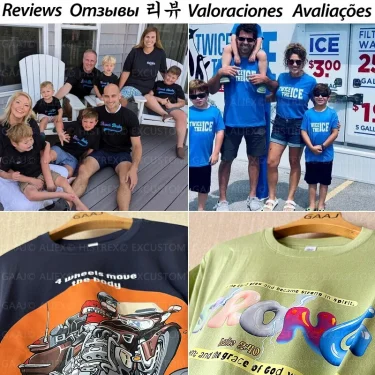 men's high-end gift custom 100% pure cotton custom T-shirt with professional printing of your own logo text photo on the front 5