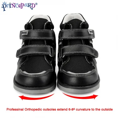 Kids Orthopedic Shoes Girls Boys Corrective Sneakers with Arch Support Princepard Autumn Children Medical Casual Footwear 2