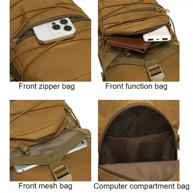 15L Molle Backpack Outdoor Sports Bicycle Backpacks Cycling Climbing Hiking Trekking Camping Bag 3