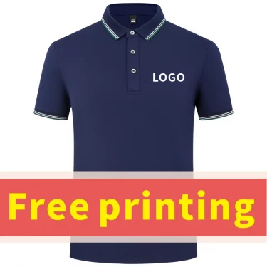 POLO shirt custom workwear short sleeved lapel custom logo 1