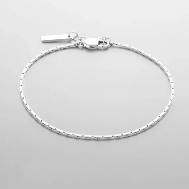 eManco Wire Chain Bracelet Fashion Trend Of New Personalized Men's White gold Bracelet Without Losing Color Wholesale Jewelry 5