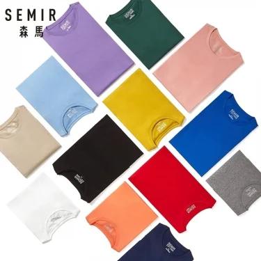 SEMIR T Shirt Men Fashion Casual Cotton T-shirts Men White Tee Shirts Short Sleeve Streetwear Summer Tops For Male 1