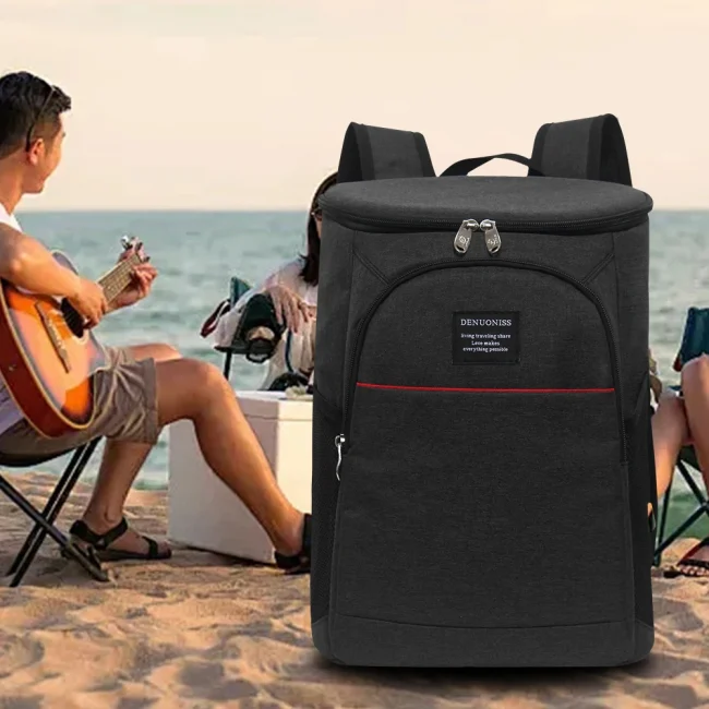 DENUONISS Large Capacity Men Backpack For Picnic Waterproof Food Backpack With Bottle Opener Thermal Backpack Cooler bag 5