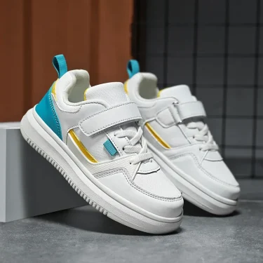 Children Sneakers Boys Shoes New Casual Children Sneakers 6 To 12 Years PU Leather Flat Skateboard Sports Tennis Shoes for Boy 3