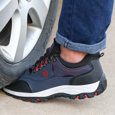 Steel Toe Cap Shoes For Men Work Boots Puncture-Proof Work Safety Shoes Protective Working Shoes Male Footwear Security Sneakers 2