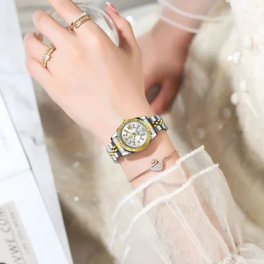 POEDAGAR Luxury Elegant Watch for Women Waterproof Luminous Date Ladies Watch Stainless Steel Quartz Women's Watches Girl Reloj 5