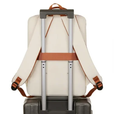 Business Backpack For Men Women New Trendy Design 15.6-Inch Laptop Backpack Blue Beige Student Schoolbag Boarding Backpack Male 4