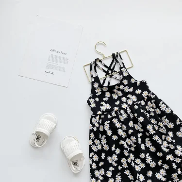 Baby Girls Dresses Summer Sleeveless Birthday Party Princess Dress Kids Sundress Dresses for 12M to 5Y Toddler Clothes 3
