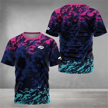 Men Quick-drying Sports Short-sleeved T Shirt Summer Tennis Badminton Running Workout T-Shirt Clothing Casual Men's T-Shirts Top 1