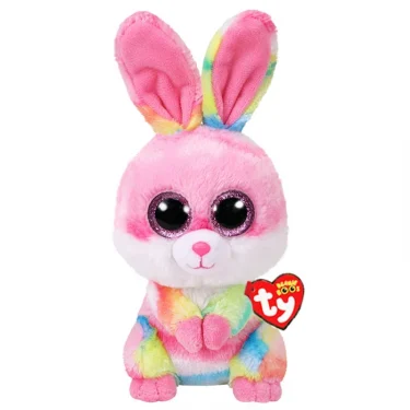 Hot Sell Ty Big Eyes Cute Dolls Girl Heart Soft Stuffed Plush Toys Colored Flower Rabbit Christmas Dolls Girls Plush Gifts 15cm 2