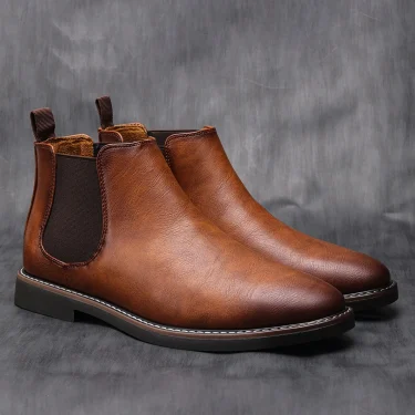 40~46 Men Chelsea Boots Brand Retro Comfortable Fashion Men Boots 1
