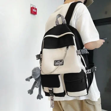 2025 Fashion Schoolbag Female Student Backpack Large Capacity Fashion Boy Backpack Computer Bag Femal School Backpack Travel Bag 1