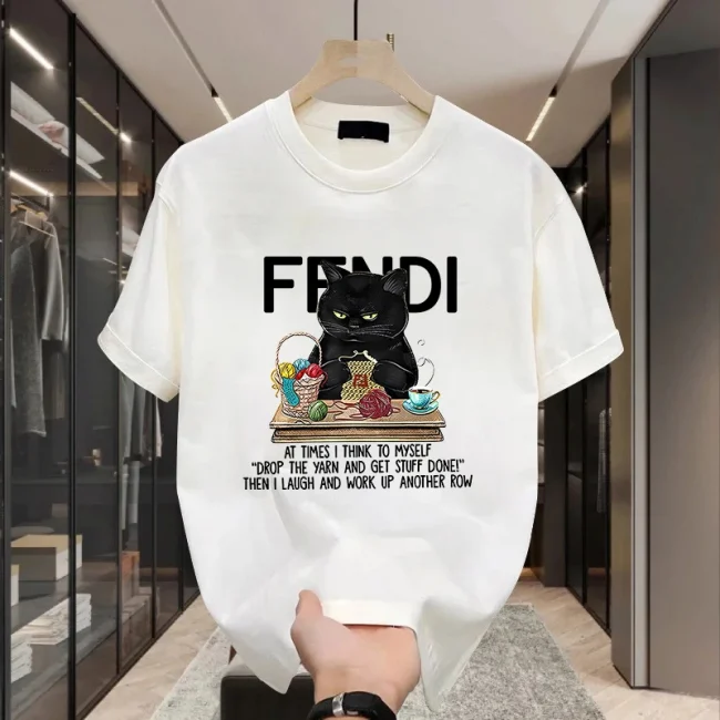 2025 Summer Newest Men's Casual Round Neck Short Sleeve T-shirt Mens Luxury Retro Y2k Cotton Tees High Quality T Shirts for Male 4