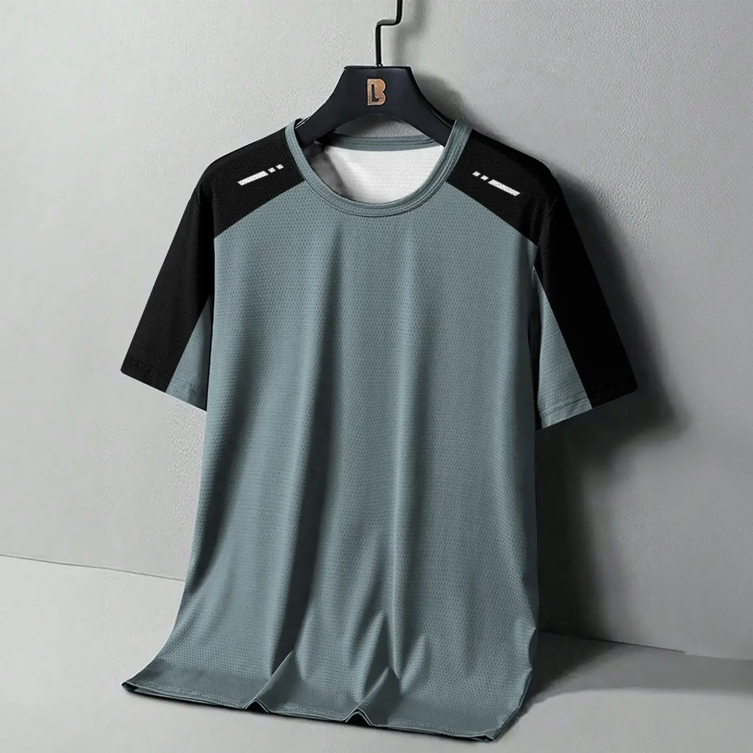 Summer Men's T Shirt Street Sport Fitness Clothing Casual Short Sleeve Print Quick-drying Clothing Outdoor Sportshirt T-Shirts 5