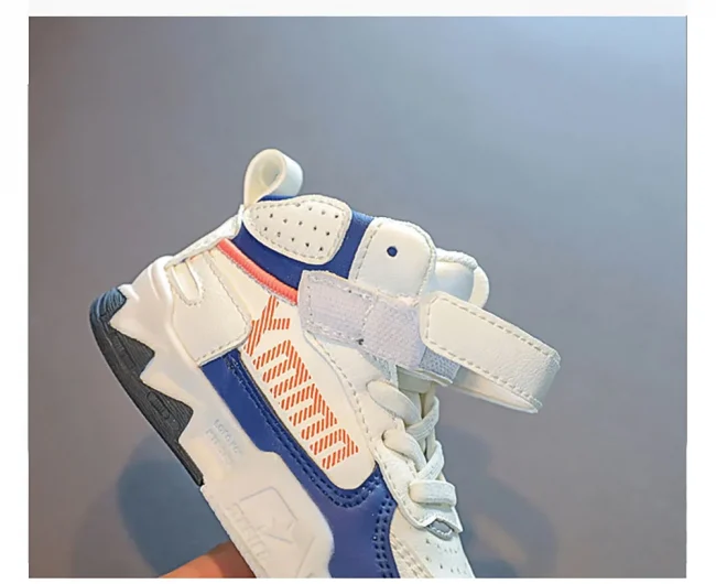 Fashion Sneakers For Kids Trend Fashion Basketball Shoes For Boy Soft-soled Anti-slippery Children's Sport Shoes Tennis Shoes 4