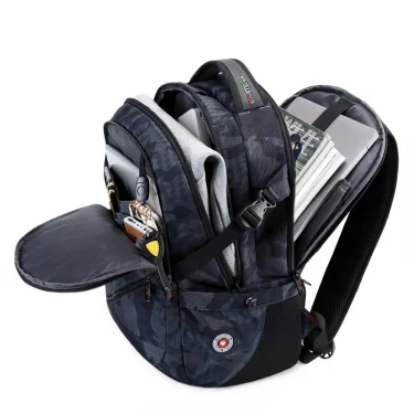 New Waterproof Man Backpack Fit 17inch Laptop USB Charging Backpack Women Oxford Travel Male Bag Vintage School Bag Mochila 5