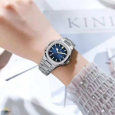 POEDAGAR Elegant Women Wristwatch Waterproof Luminous Calendar Ladies Watch Square Stainless Steel Quartz Women's Watches Female 5