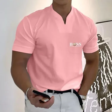 2025 Fashion Men's T-shirt Solid Color Cotton Short-Sleeved Summer Casual Sportswear high-Quality Beach Top S-5XL 2