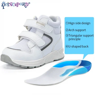 Kids Orthopedic Shoes Girls Boys Corrective Sneakers with Arch Support Princepard Autumn Children Medical Casual Footwear 3