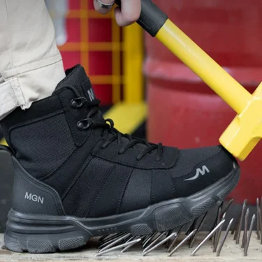 Work Boots Indestructible Safety Shoes Men Steel Toe Shoes Puncture-Proof Sneakers Male Footwear Shoes Women Non Slip Work Shoes 6