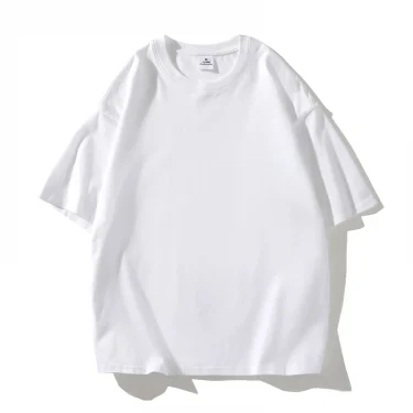 New Summer Men's T Shirt Fashion Solid Basic Loose Hip Hop Short Sleeve T-Shirts For Men Women Casual Cotton Streetwear Top Tees 6