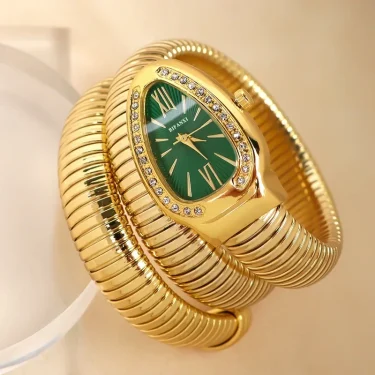 High-quality Luxury Women Quartz Watch Bracelet Stainless Steel Wristwatch Fashion Gold Ladies Watches Clock Relógio Feminino 2