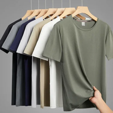 Quick Dry Sport Fashion T Shirt Men'S 2025 Short Sleeves Summer Casual Black Green OverSize 6XL 7XL Top Tees GYM Tshirt Clothes 1