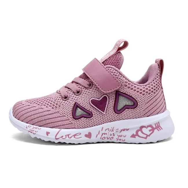 2025 Girls Casual Shoes Light Mesh Sneakers Kids Summer Children Autumn Tenis Cute Sport Cartoon Female Running Sock Footwear 8 3
