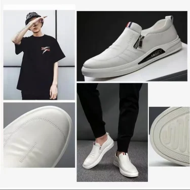 Casual Leather Shoes Men Loafers Trend Brand Business Shoes Autumn Slip on Flat Man Sneakes Comfortable Moccasins Zapatos Hombre 3