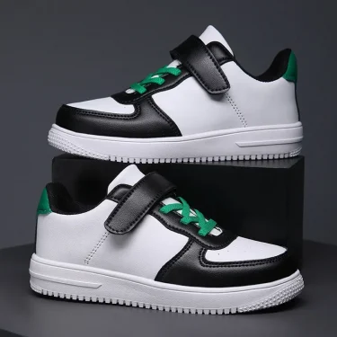 Black Children Shoes Boys Sneaker 6 To 12 Years 2024 New School Leather Kids Casual Sneaker Tennis Sports Shoes for Boy 3