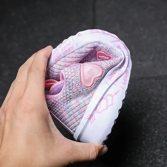 2025 Girls Casual Shoes Light Mesh Sneakers Kids Summer Children Autumn Tenis Cute Sport Cartoon Female Running Sock Footwear 8 6